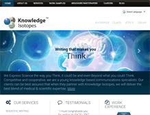 Tablet Screenshot of knowledgeisotopes.com